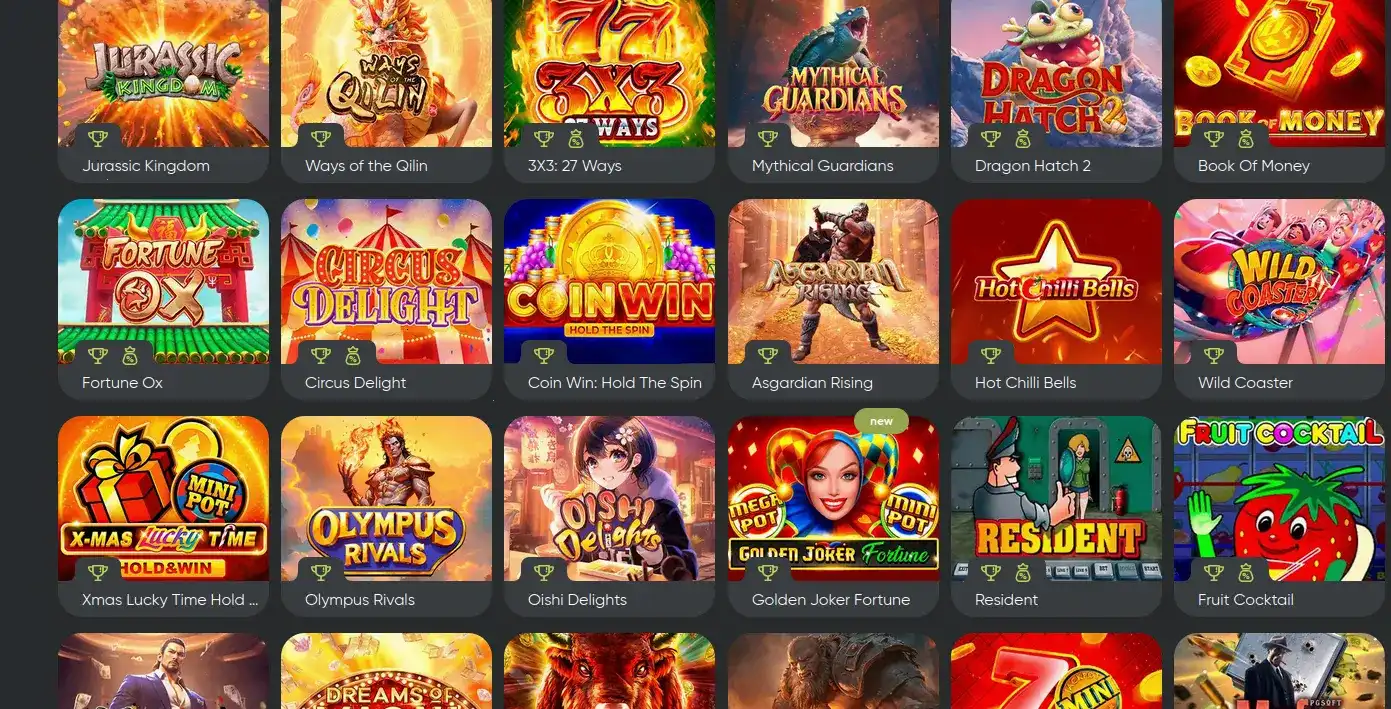 Интерфейс личного кабинета Ton Play казино с бонусами